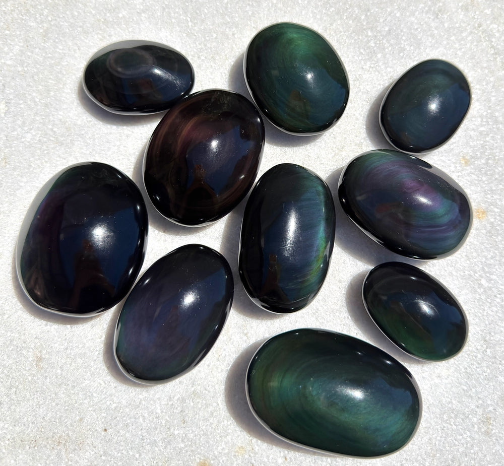 Black Obsidian/Rainbow Obsidian — Reflection