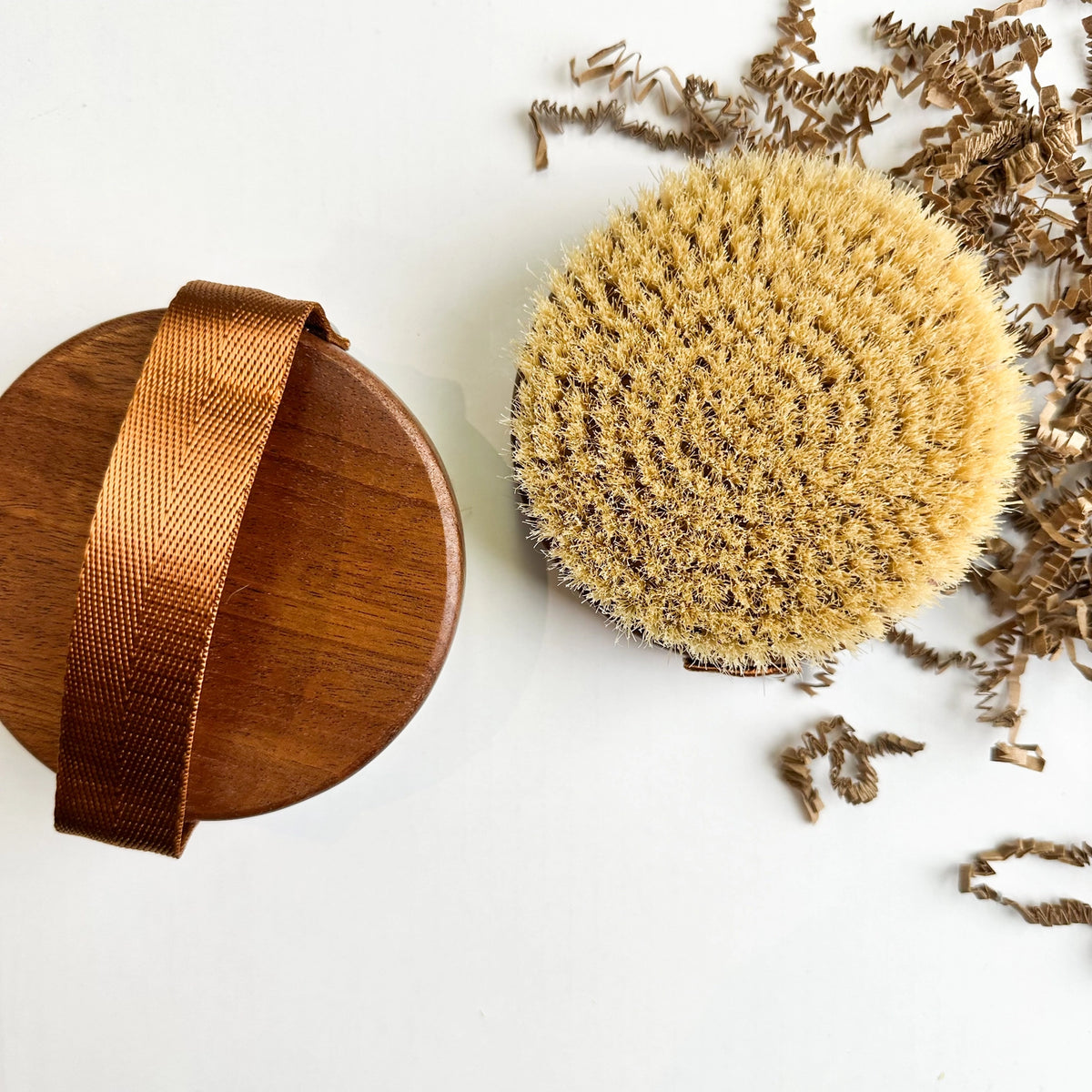 Ebony Wood Dry Body Brush | Natural Boar Bristles