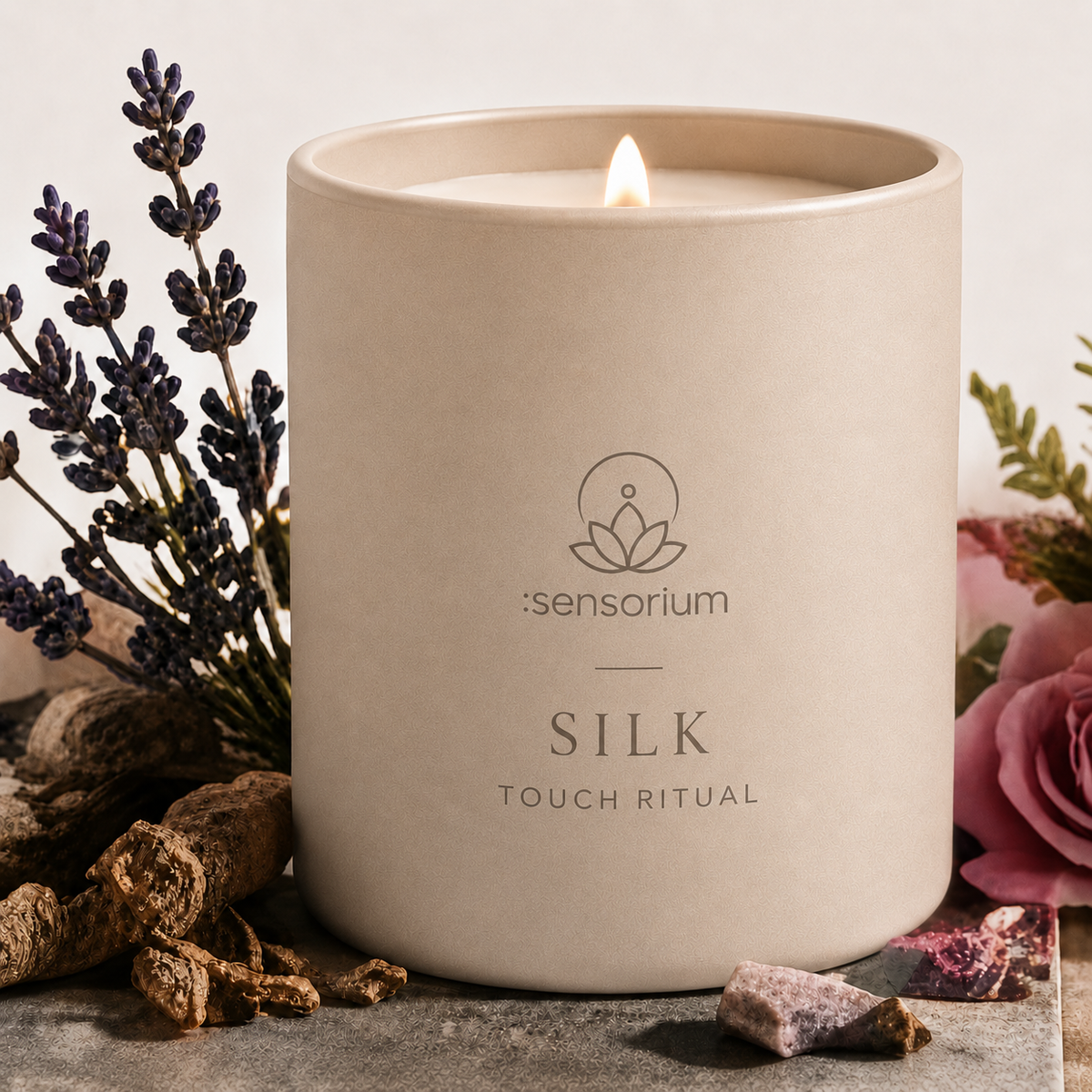 SILK Candle — Touch Ritual by SENSORIUM Living