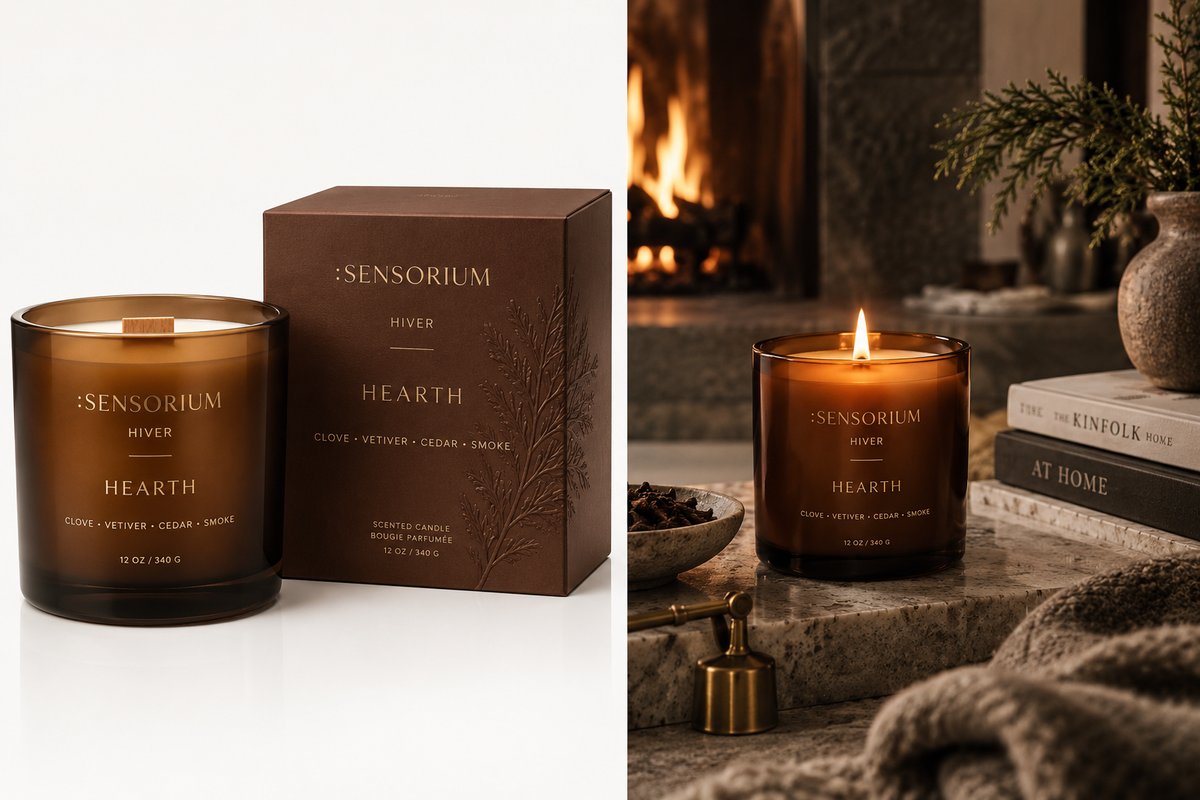 Hearth Candle — Hiver Collection