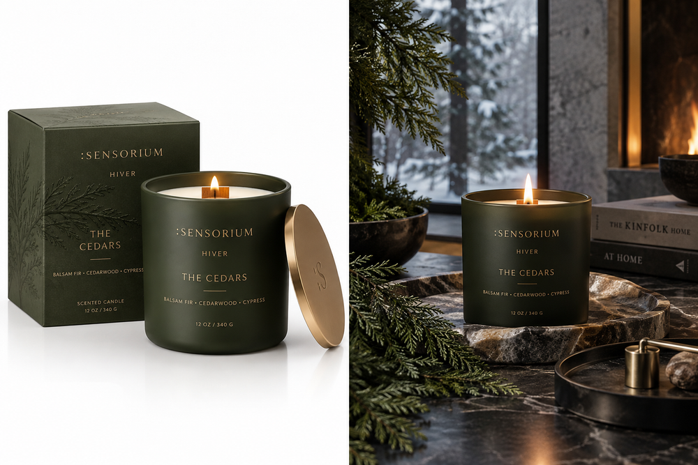 The Cedars Candle — Hiver Collection