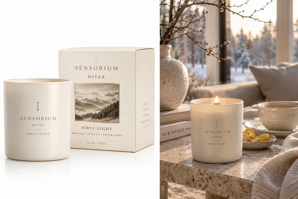 First Light Candle — Hiver Collection