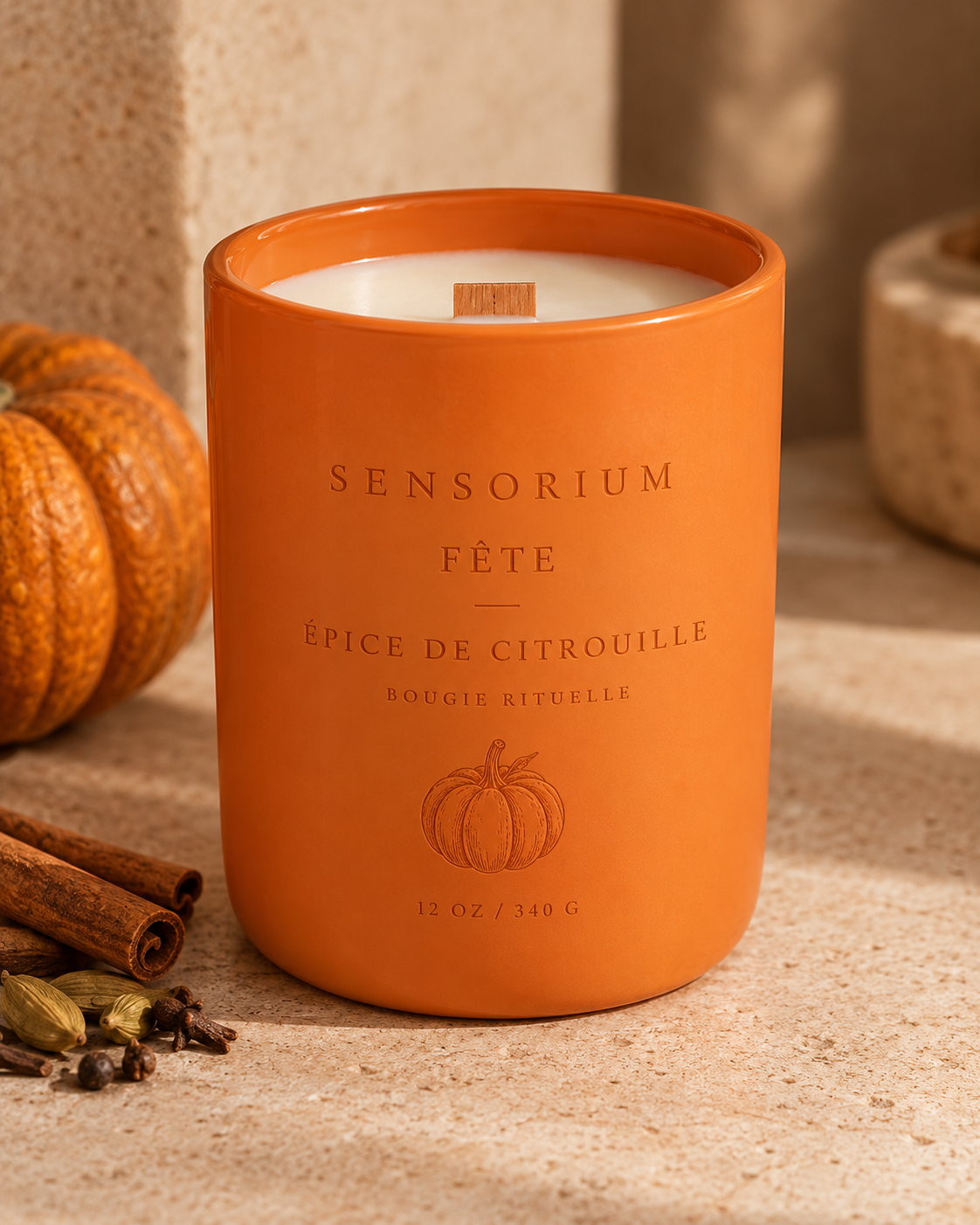 Pumpkin Spice Candle — Fête Collection