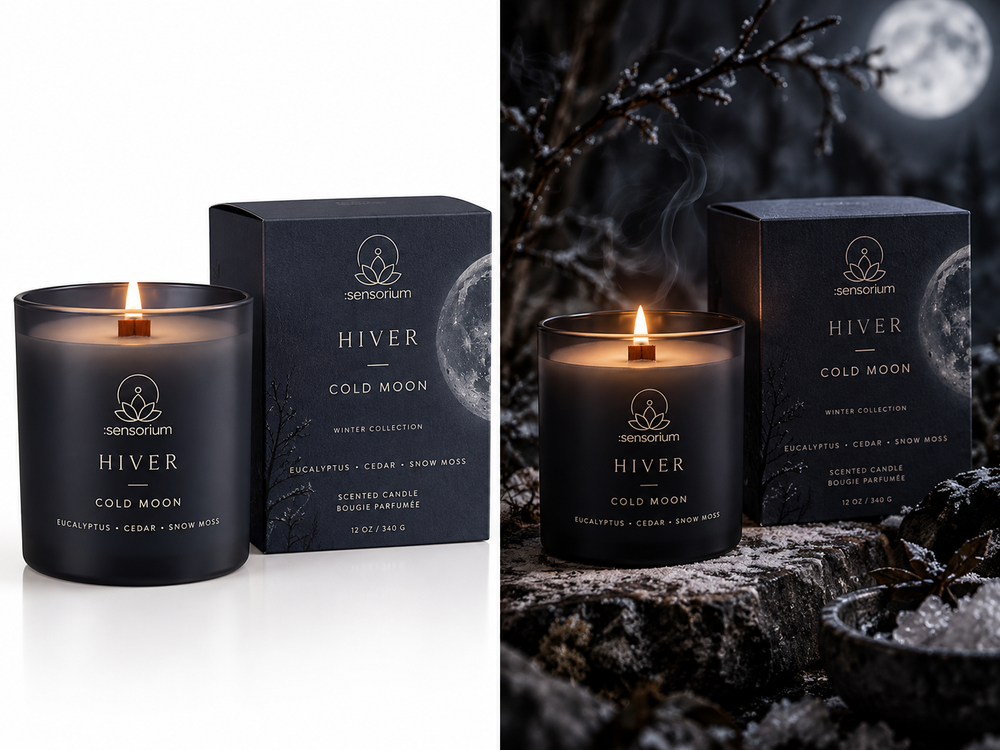 Cold Moon Candle — Hiver Collection