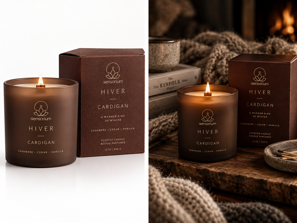 Cardigan Candle — Hiver Collection
