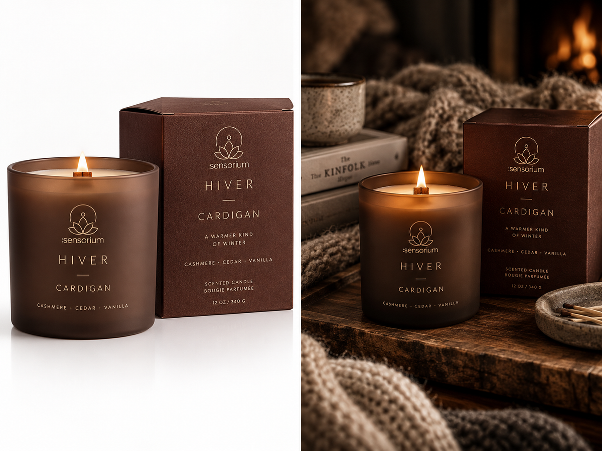 Cardigan Candle — Hiver Collection