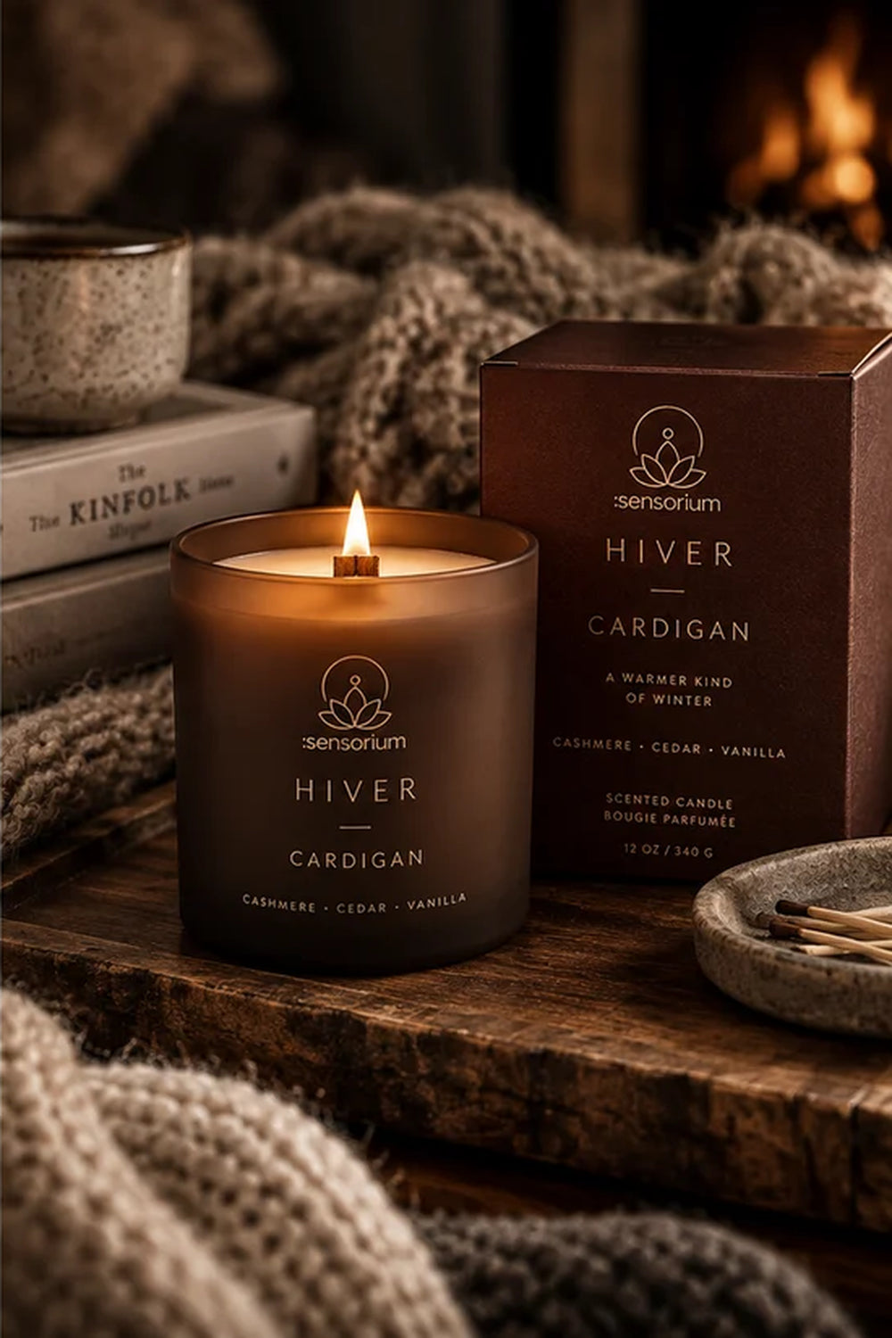 Cardigan Candle — Hiver Collection