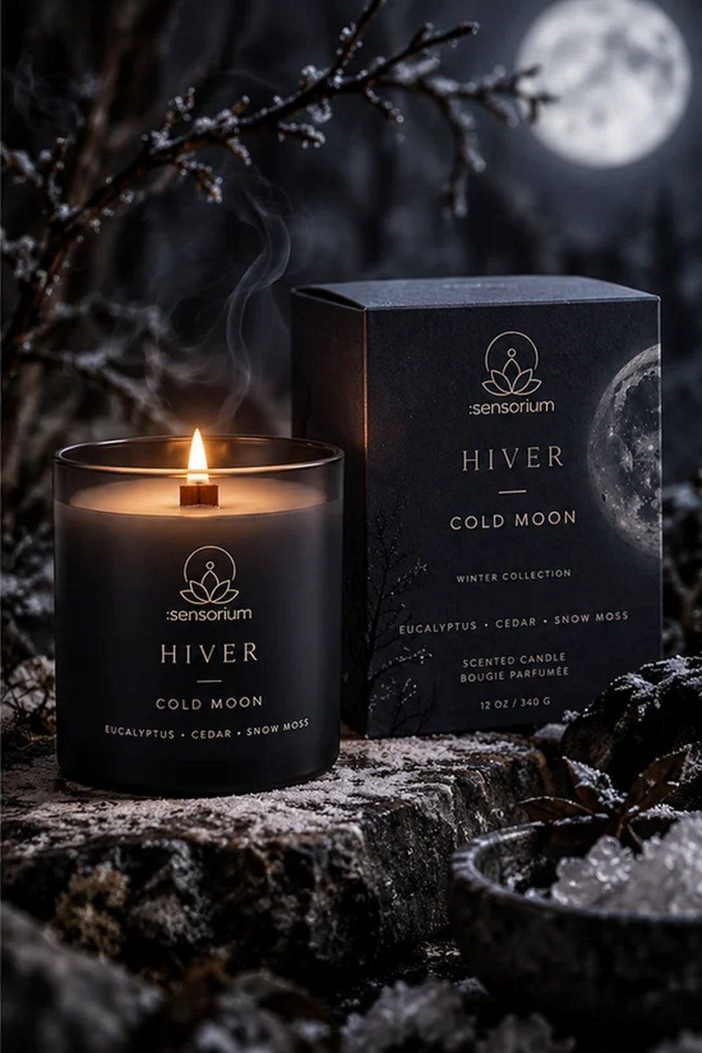 Cold Moon Candle — Hiver Collection