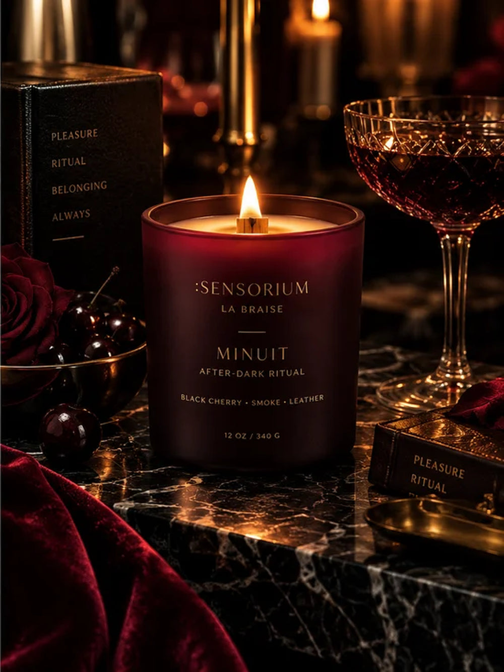 Minuit Candle — La Braise Collection