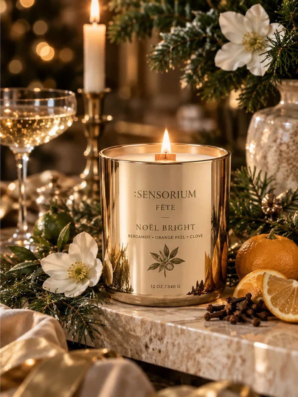 Noël Bright Candle — Fête Collection