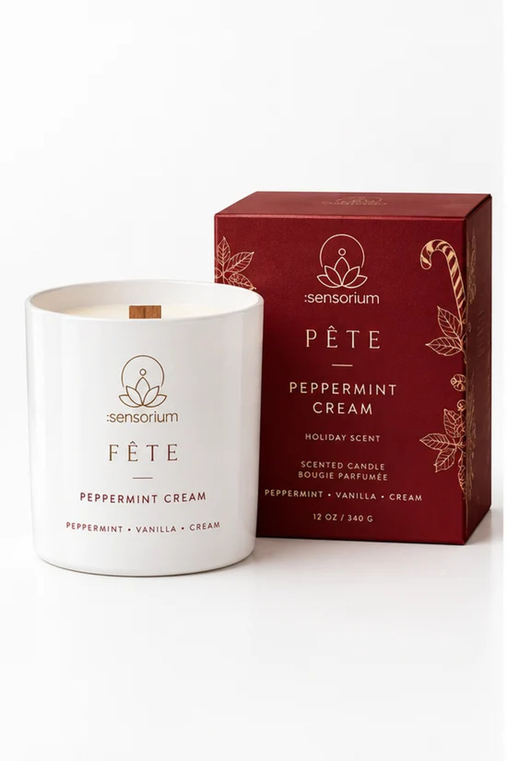 Peppermint Cream Candle — Fête Collection