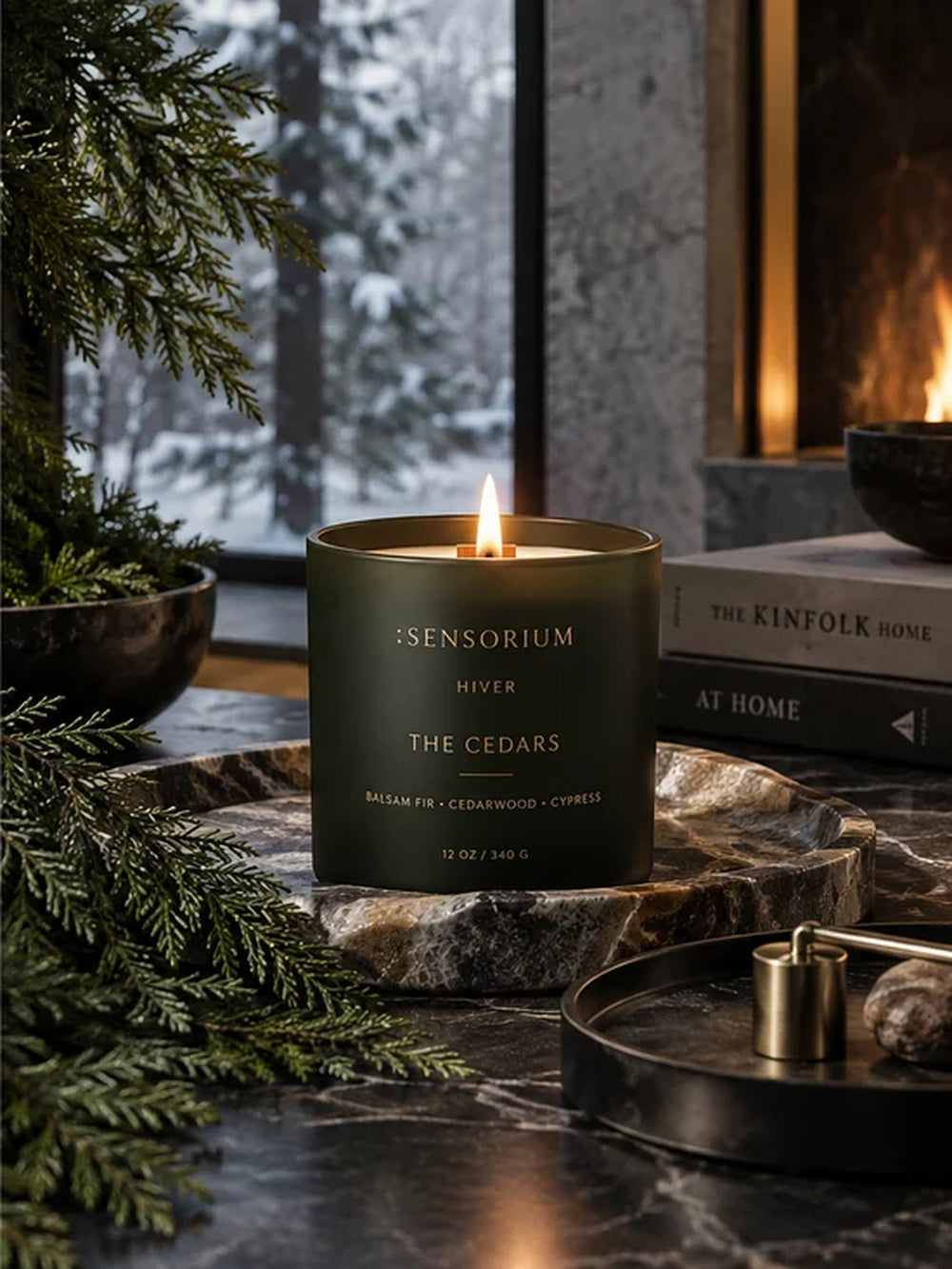 The Cedars Candle — Hiver Collection
