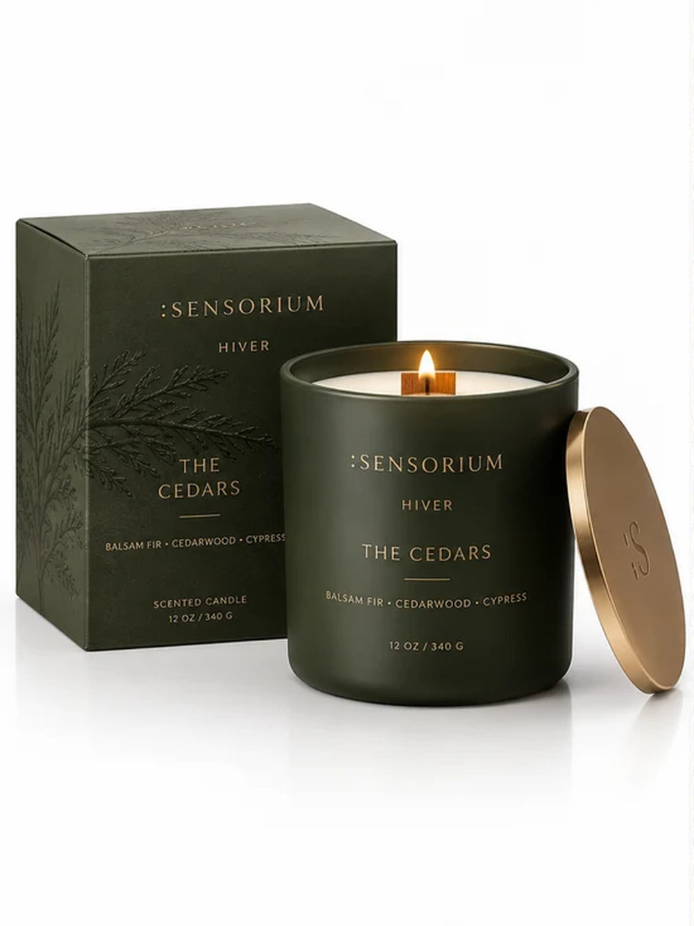 The Cedars Candle — Hiver Collection