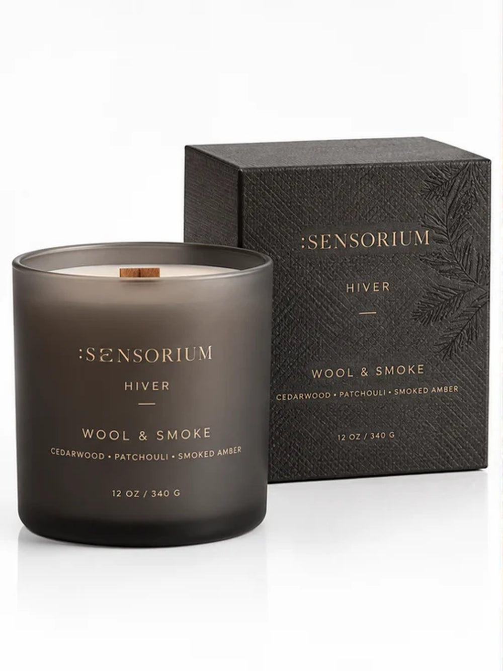 Wool & Smoke Candle — Hiver Collection